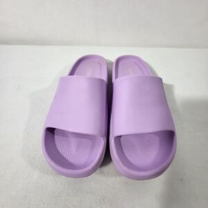 Lilac Slides Thick Sole Comfort Adult Women’s Size 9 Lilac